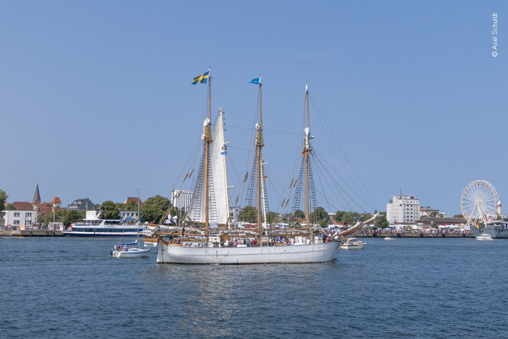 Der 38 Meter lange schwedische 3-Mast-Schoner Ingo.
